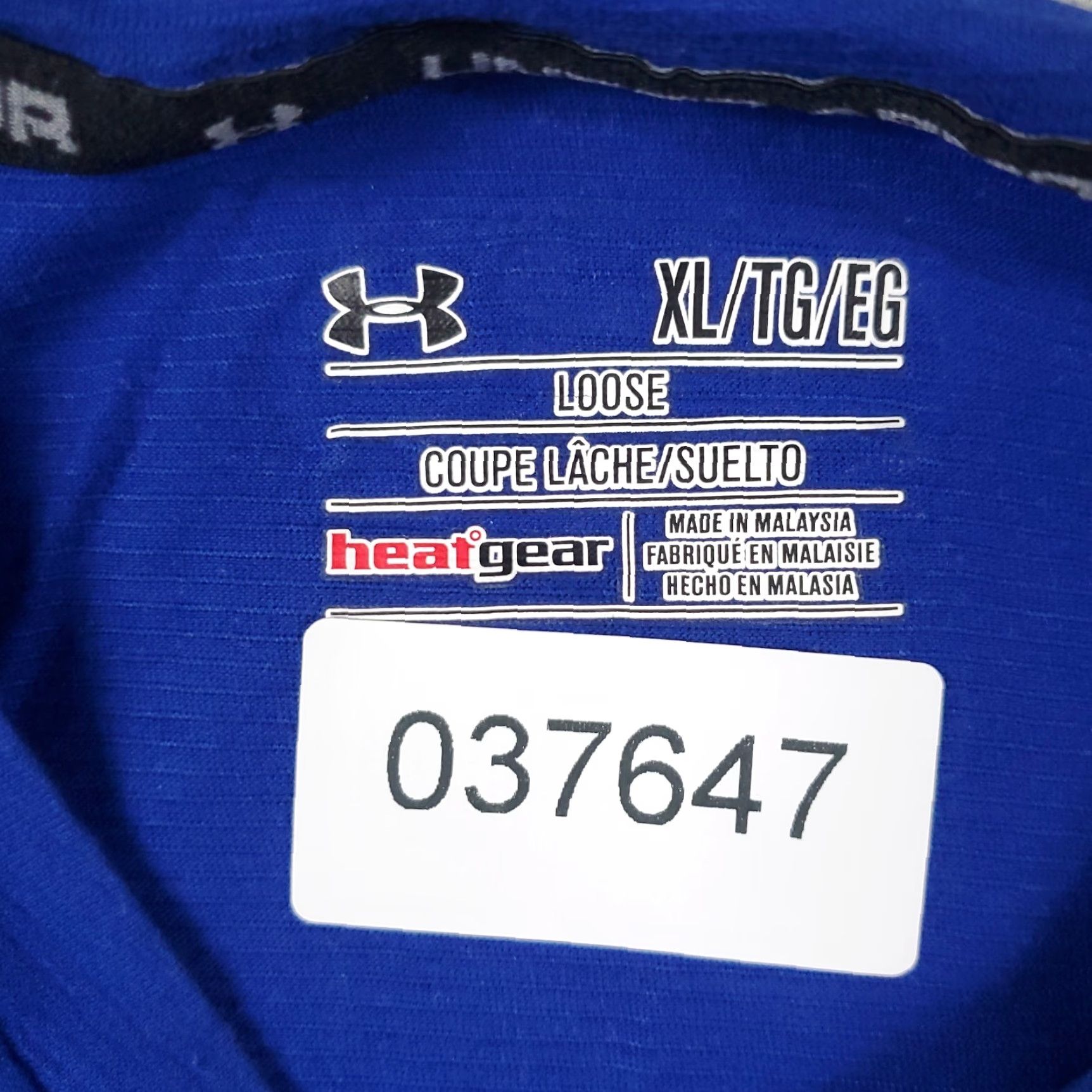 Under Armour Under Armour T Shirt Mens XL Blue Active Work Out Gym Short Sleeve Sport Casual Basic Regular Teamwear Size US XL / EU 56 / 4 - 7 Thumbnail