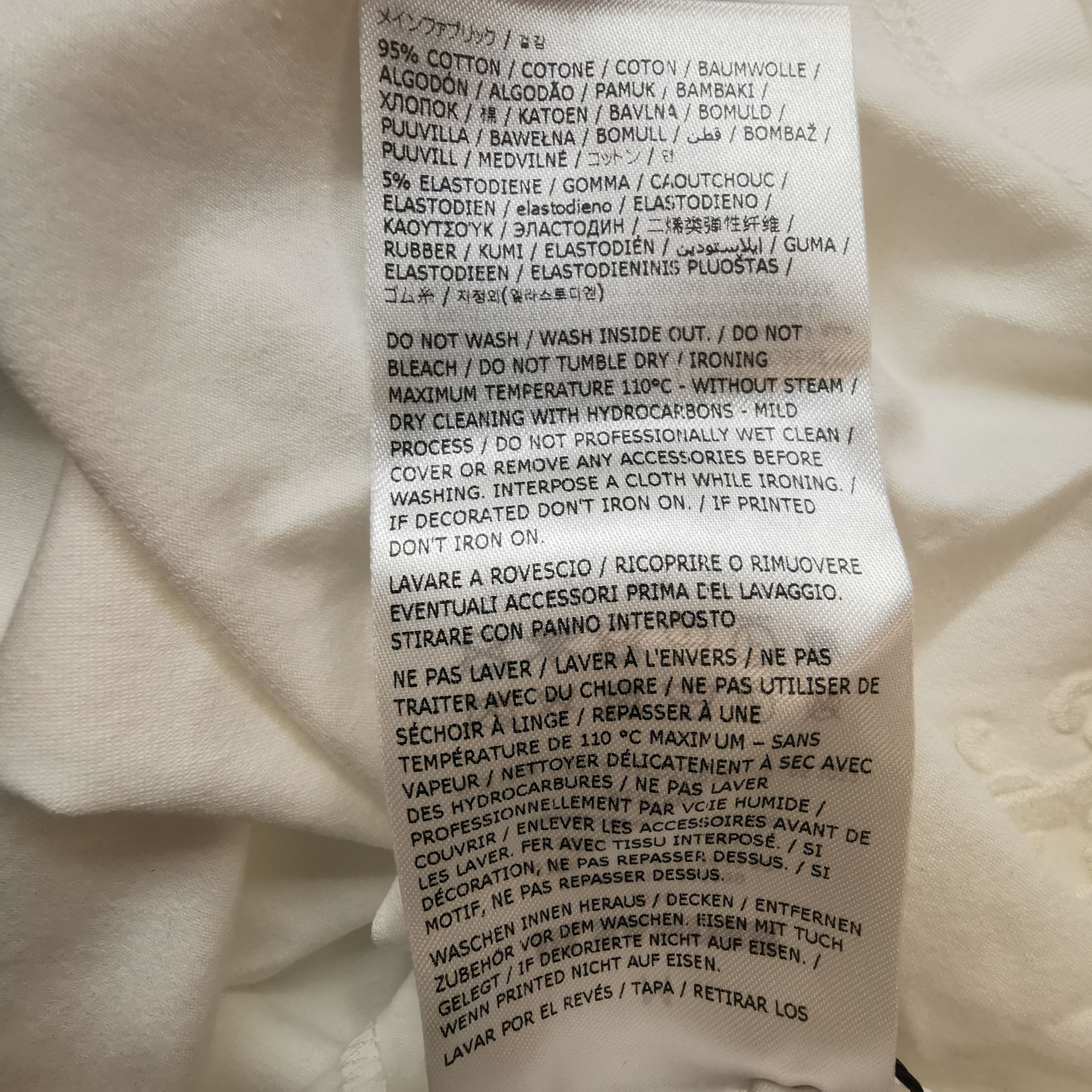 Jil Sander JIL SANDER JIL SANDER Cotton Solid Color Letter Logo Embro Size M / US 6-8 / IT 42-44 - 9 Thumbnail