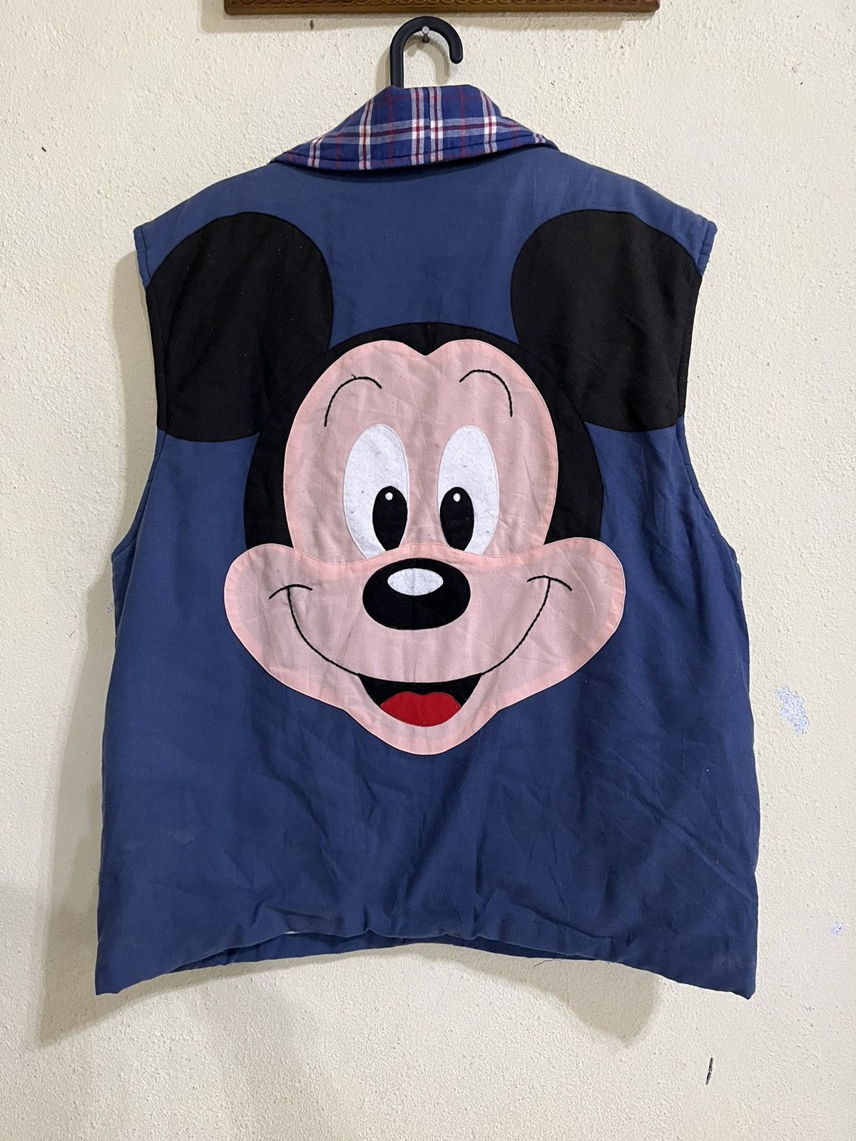 Cartoon Network × Mickey Mouse × Vintage Vtg Mickey Mouse Sleeveless Blazer Big Logo Size US M / EU 48-50 / 2 - 1 Thumbnail