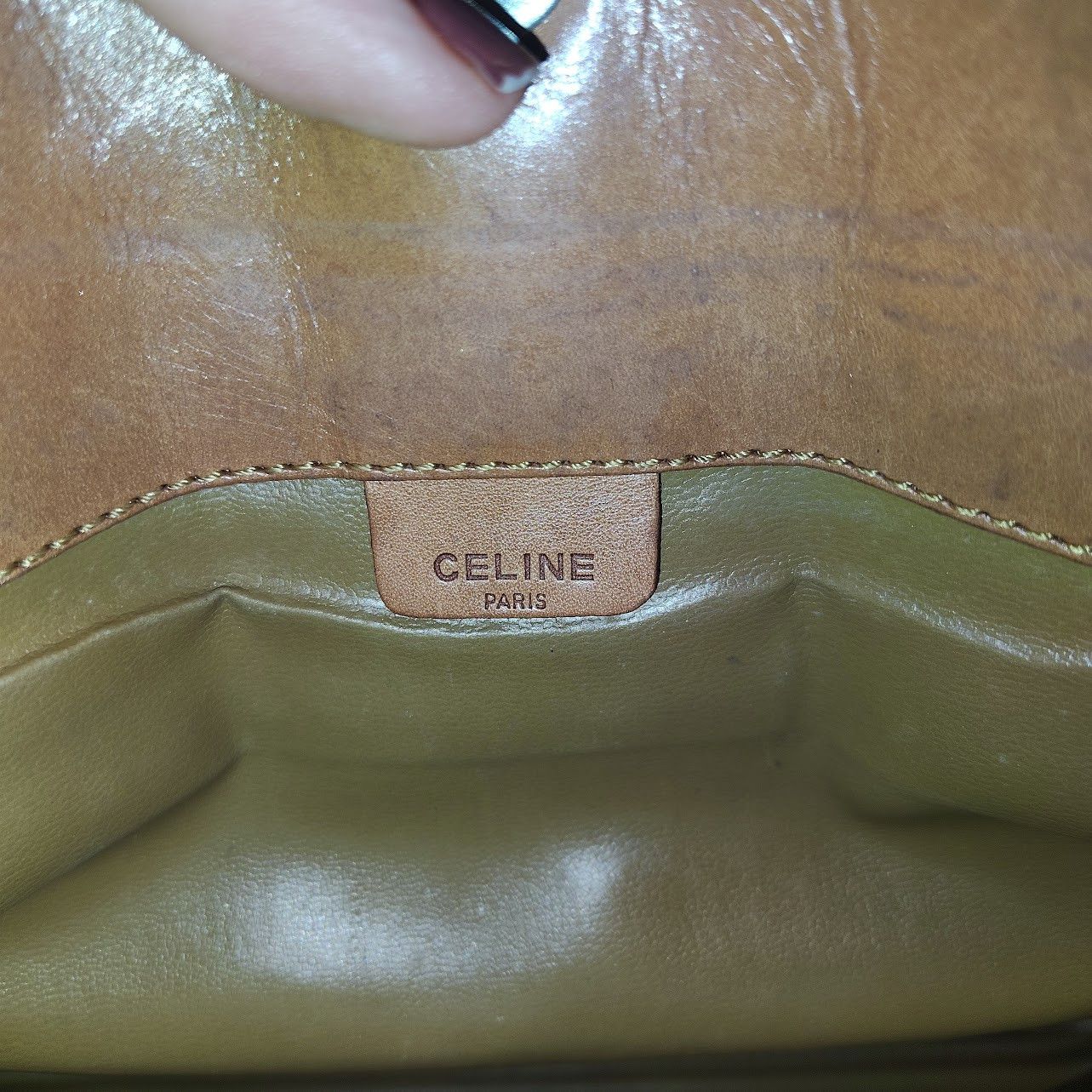 Celine intage Celine Macadam clutch coated canvas with leather trim Size ONE SIZE - 4 Thumbnail