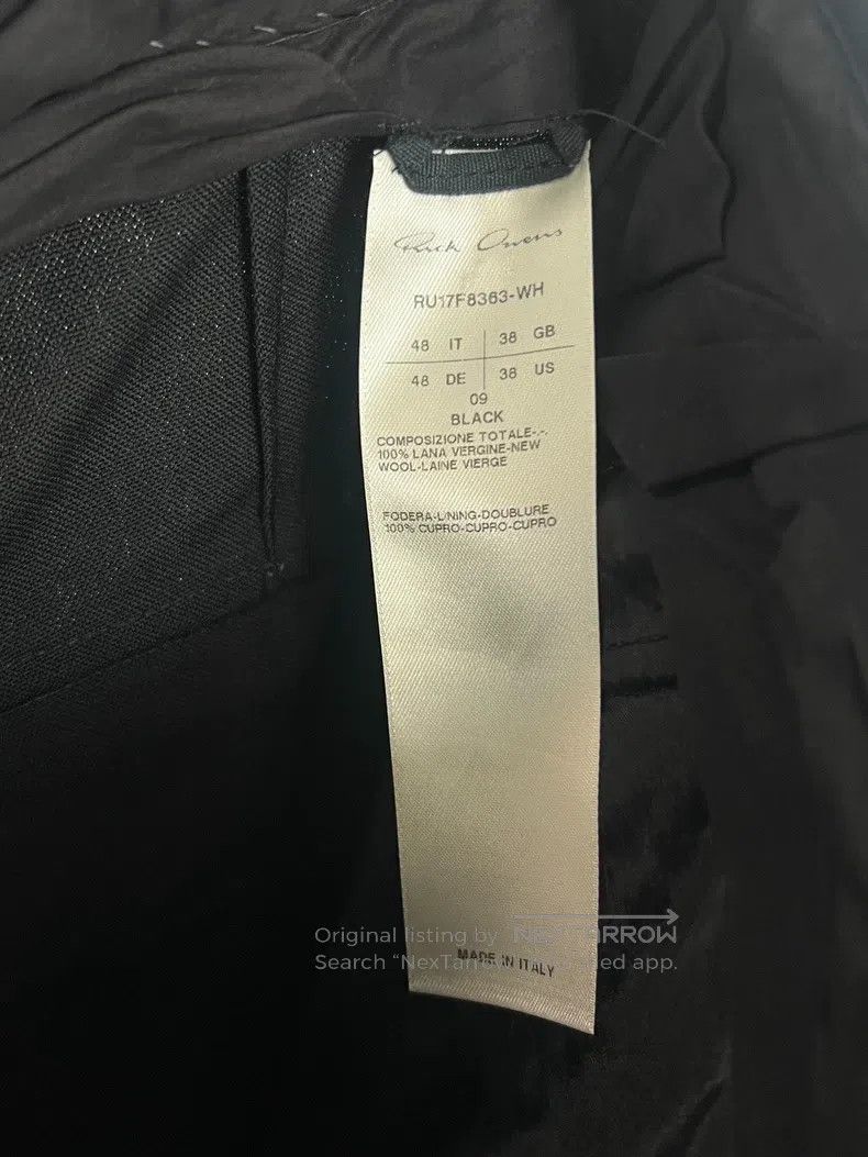 Rick Owens RICK OWENS size 46 Main flocking cropped pants 46 yards Size US 30 / EU 46 - 6 Thumbnail