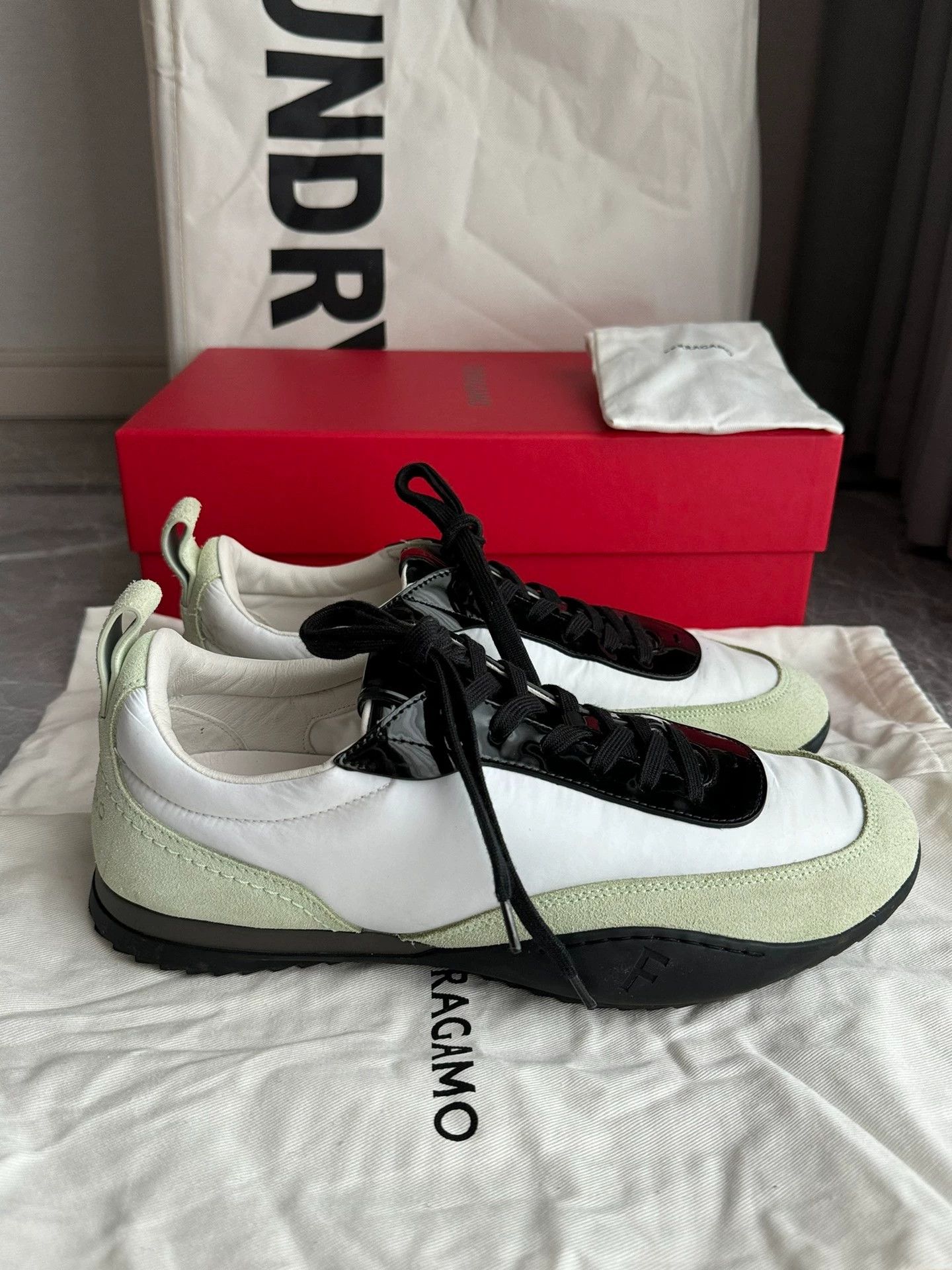 Salvatore Ferragamo Ferragamo men's casual shoes 7.5 US mint green Size US 7.5 / EU 40-41 - 1 Thumbnail