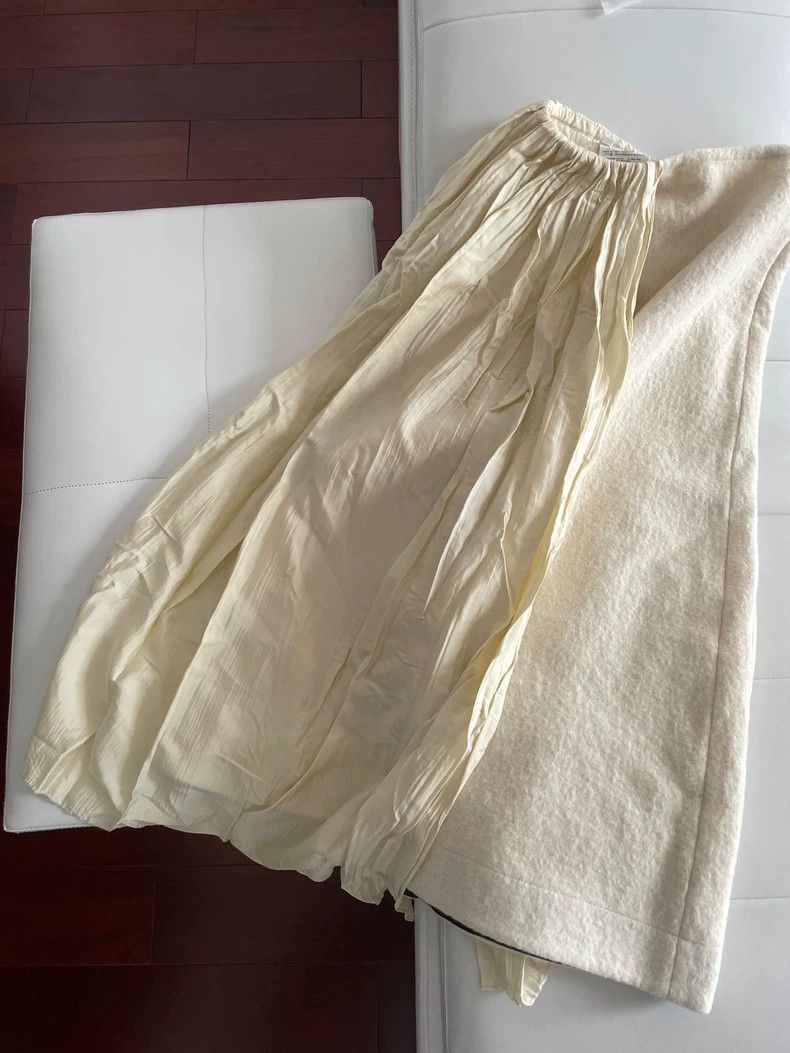 Jil Sander Jil Sander Wool and silk skirt Size 42" / US 20 - 2 Thumbnail