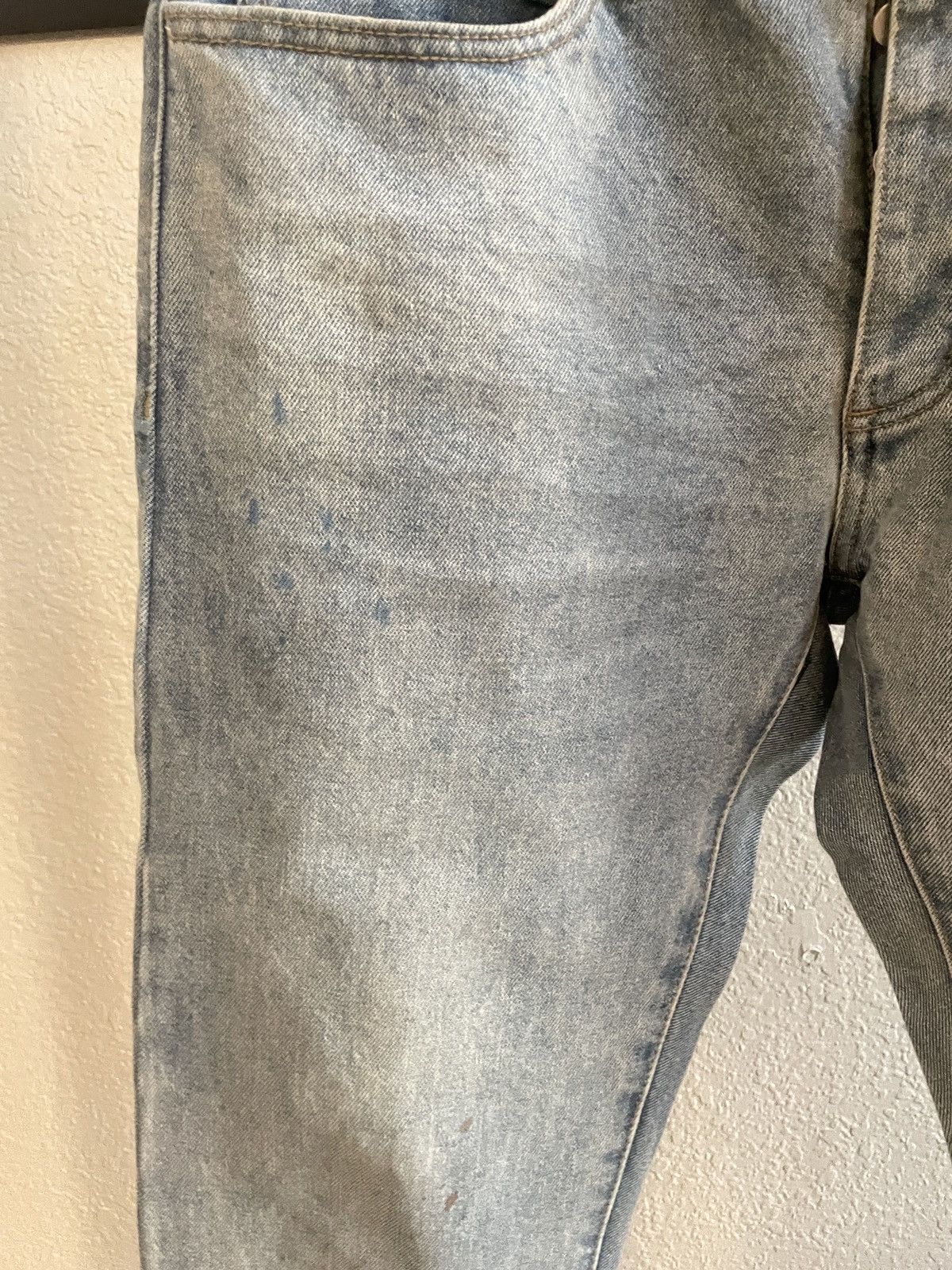 MNML MNML Light Denim Paint Splatter Flare Denim Size US 32 / EU 48 - 2 Thumbnail