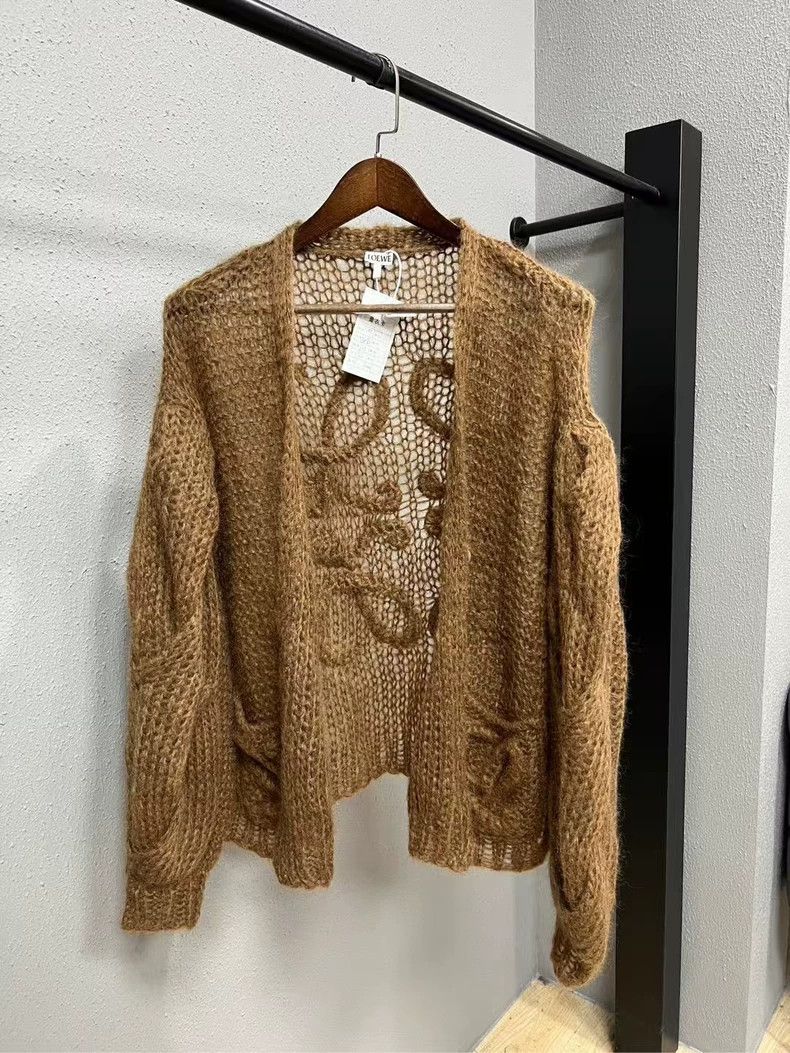 Loewe LOEWE Openwork brocade cardigan Size M / US 6-8 / IT 42-44 - 1 Thumbnail
