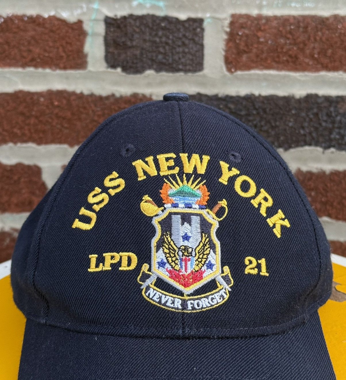 Vintage Vintage 00’s USS New York LPD 21 “Never Forget” Cap Size ONE SIZE - 3 Thumbnail