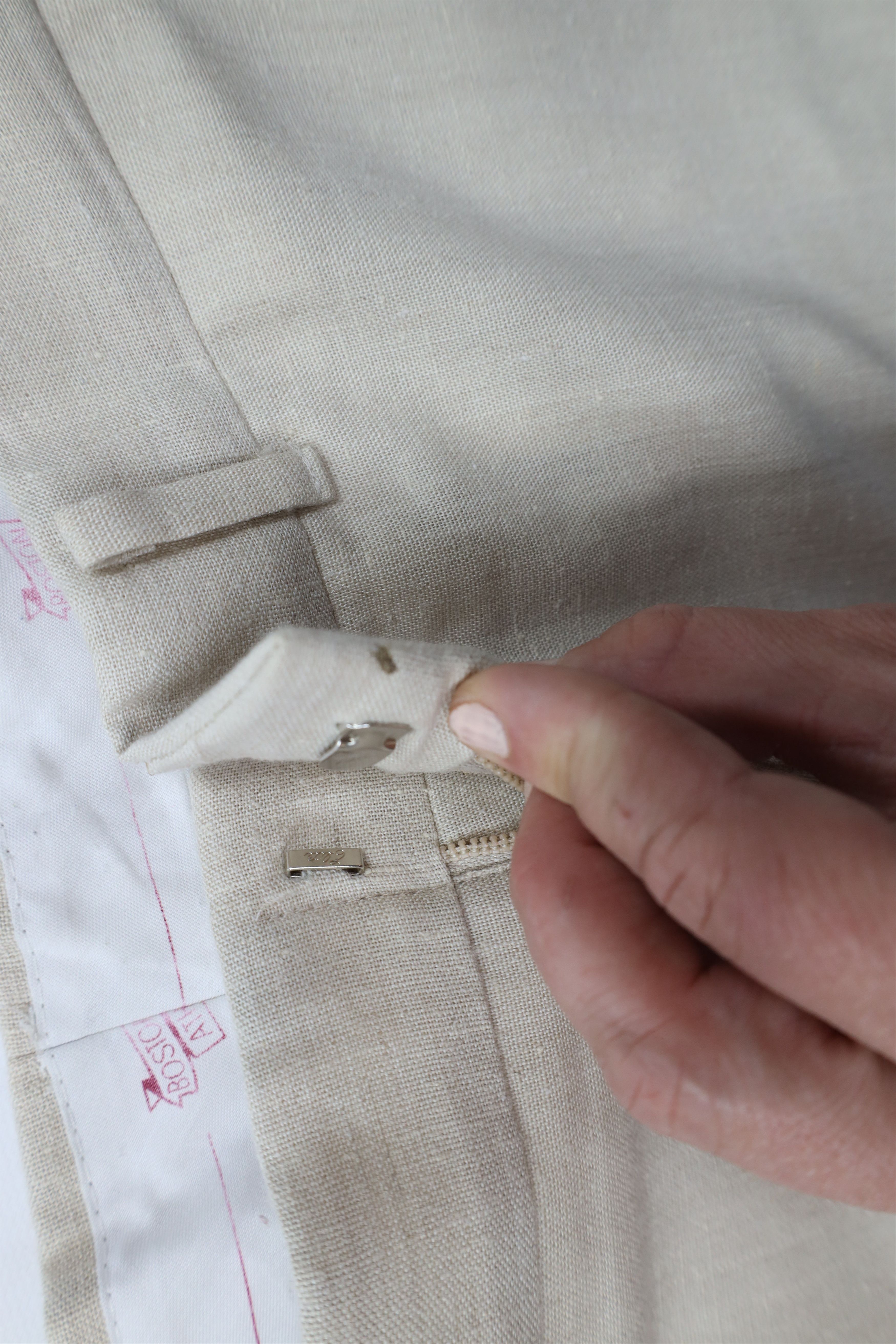 Vintage Vintage 70s Streetwear Fleck Linen Wide Leg Chino Pants USA Size US 36 / EU 52 - 8 Thumbnail