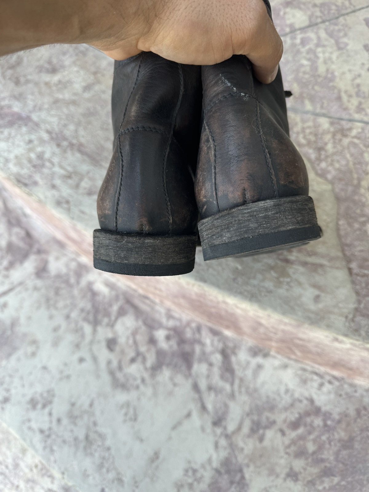Frye Frye Tyler boots - New, distressed black Size US 8.5 / EU 41-42 - 5 Thumbnail