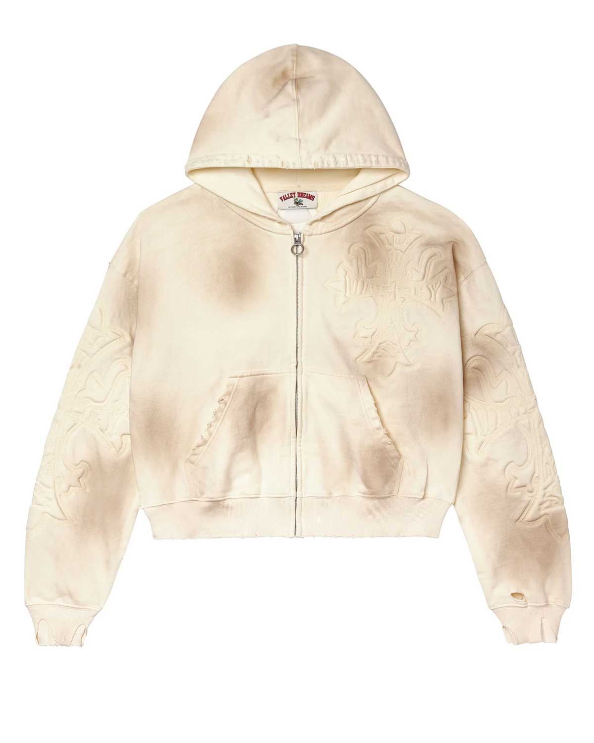 Vale Forever Carver Zip Up Hoodie Cream Size US L / EU 52-54 / 3 - 1 Thumbnail