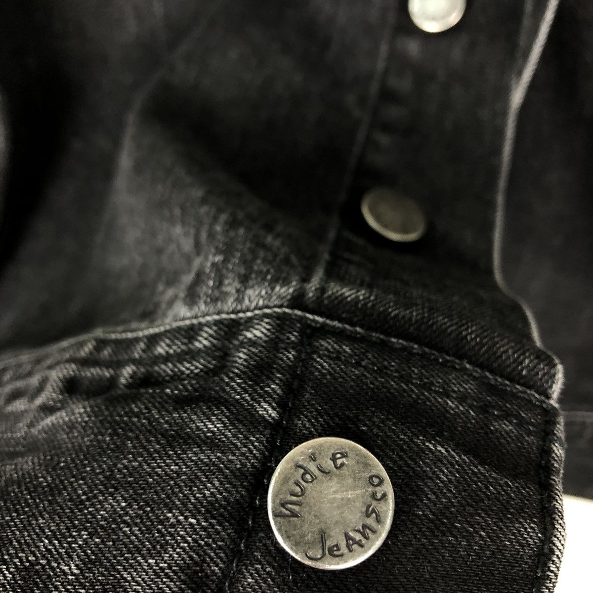 Japanese Brand 🔥90’s Biker Denim Jacket Cropped Trucker Nudie Jeans Italy Size US S / EU 44-46 / 1 - 15 Thumbnail