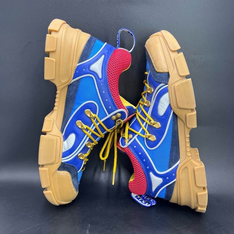 Gucci Gucci Flashtrek Low-Top Casual Sneakers for Men - Size US 8.5 / EU 41-42 - 6 Thumbnail