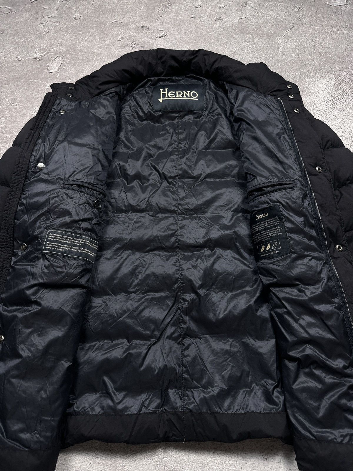 Herno Luxury Herno Loro Piana Style Micro Down Puffer Jacket Size US M / EU 48-50 / 2 - 13 Thumbnail