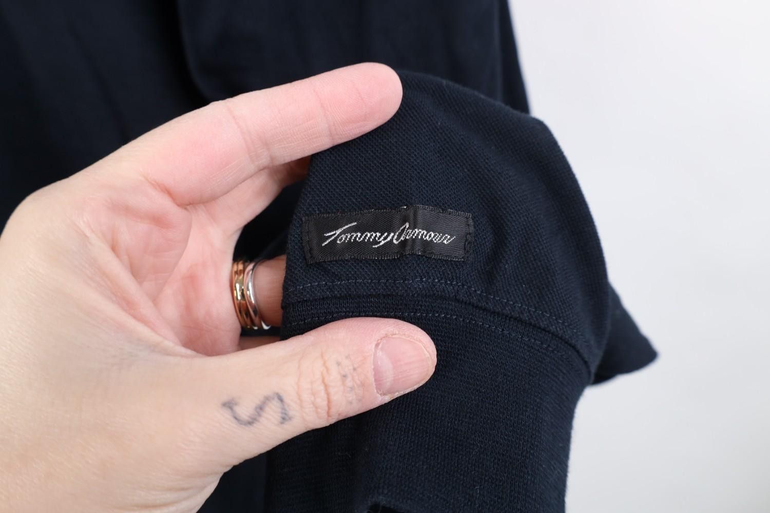 Vintage Vintage 90s Streetwear Long Sleeve Golf Polo Shirt Black Size US L / EU 52-54 / 3 - 4 Thumbnail
