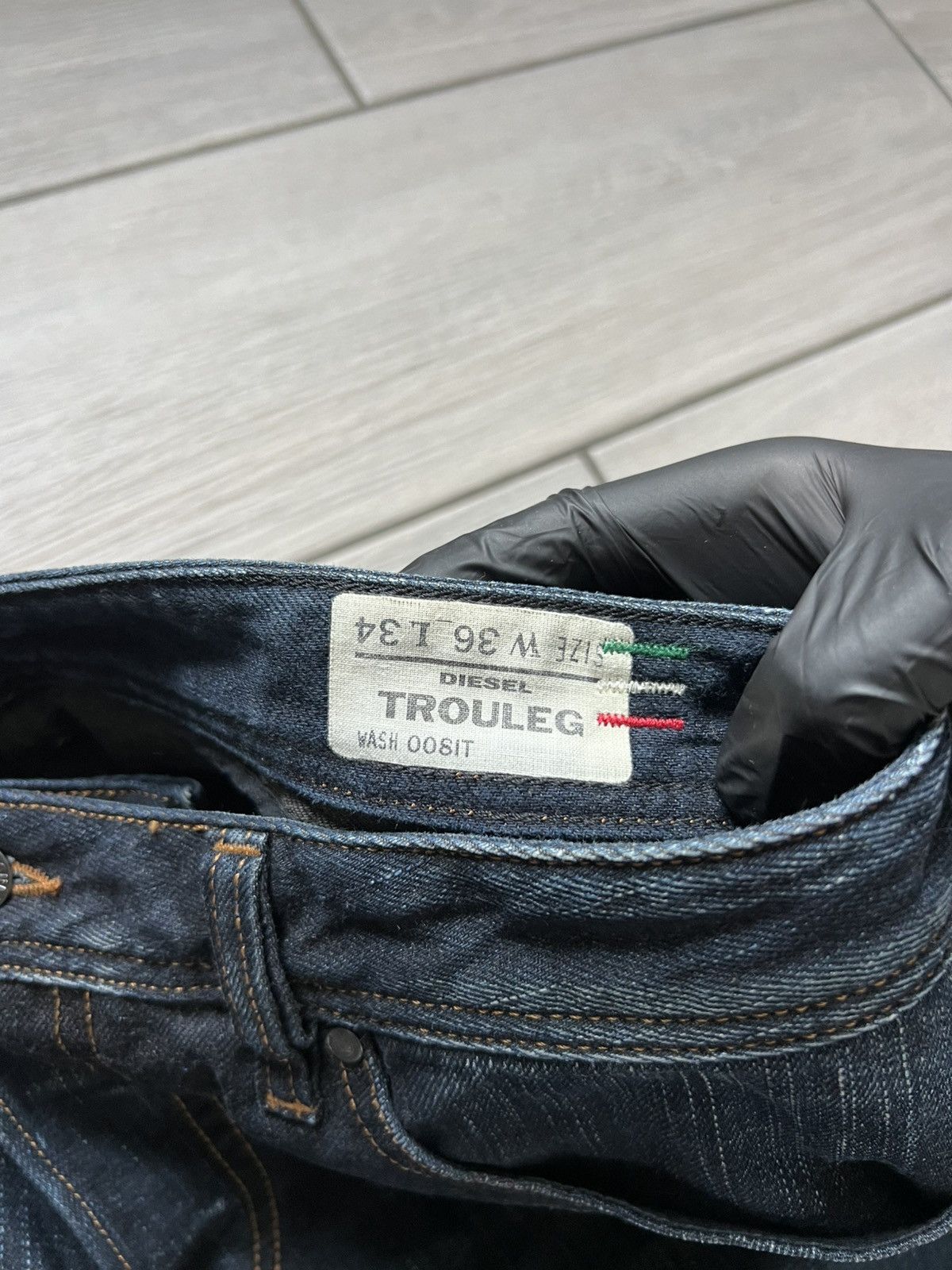 Diesel Diesel Safado Slim Straight Wash 3D Selvedge Denim Jeans Size US 36 / EU 52 - 16 Thumbnail