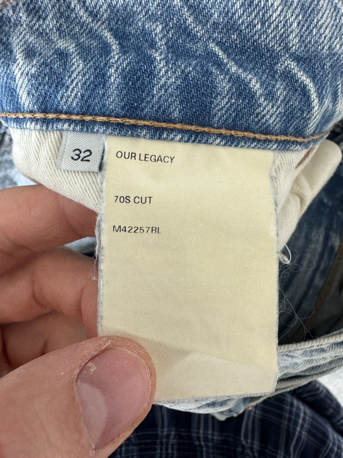 Our Legacy Our Legacy 70s Cut Bleach Denim Pant Jeans Designer OL Rare Size US 32 / EU 48 - 6 Thumbnail