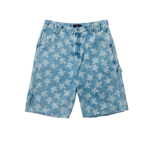 Palace × Vivienne Westwood Palace Vivienne Westwood Denim Shorts Orb Stone Wash 36 Size US 36 / EU 52 - 1 Thumbnail