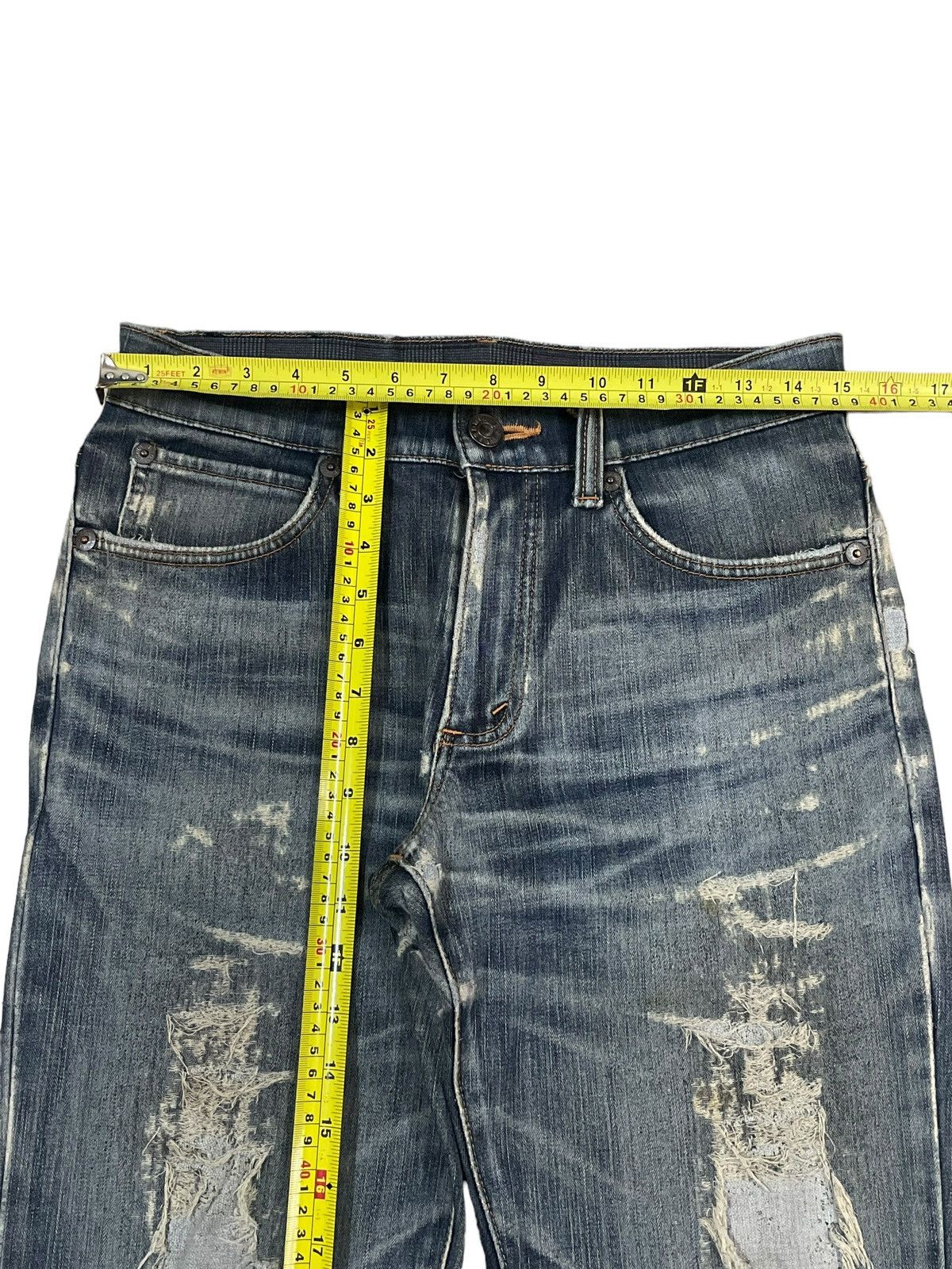 Edwin Vintage Edwin 503 Wildfire Rusty Fade Wash Distressed Jeans Size US 30 / EU 46 - 17 Thumbnail