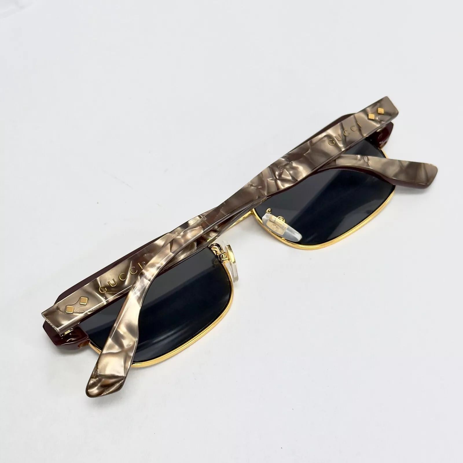 Gucci GUCCI 1480 Brown Smoke Silver Mirror Gg1480S Sunglasses 002 Size ONE SIZE - 2 Thumbnail