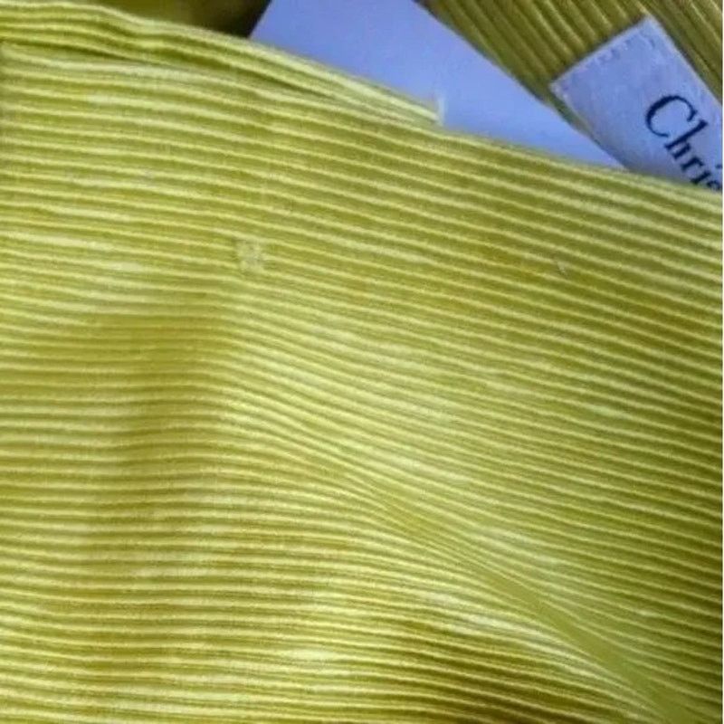 Dior CHRISTIAN DIOR Yellow Green Knee-Length Skirt, M/US8/FR40 Size 26" / US 2 / IT 38 - 9 Thumbnail