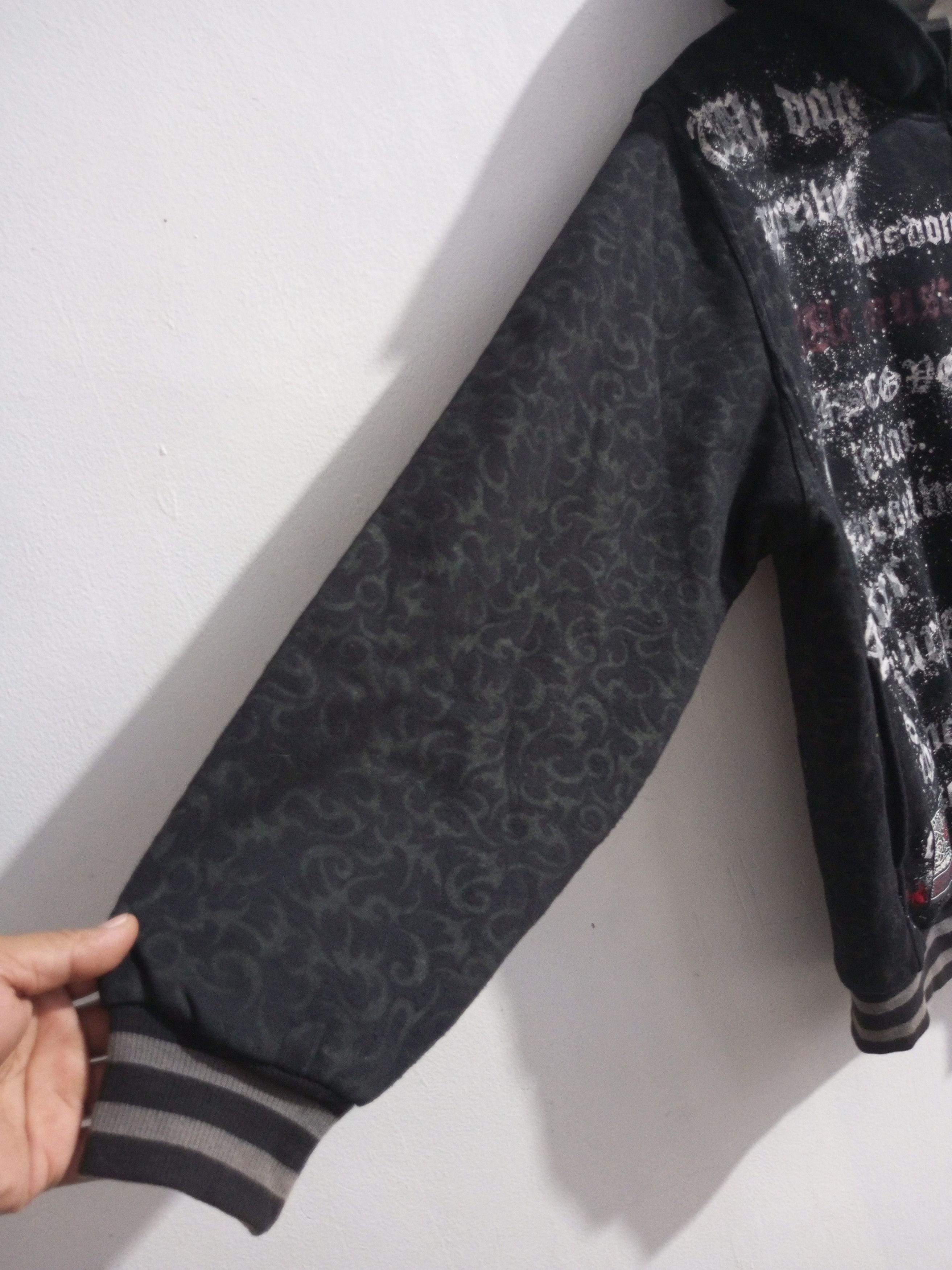If Six Was Nine × Japanese Brand × Le Grande Bleu (L.G.B.) Vintage dig deep poem full print reversible hoodie Size US L / EU 52-54 / 3 - 3 Thumbnail