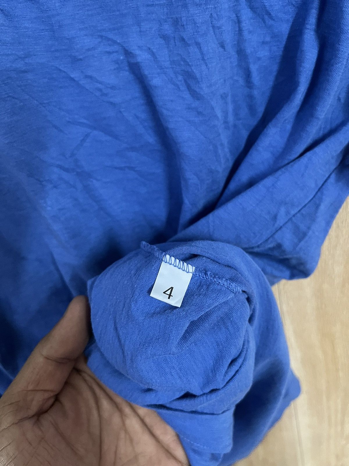 45rpm × Blue Blue Japan × Okura 45RPM Light Polo Shirt SS2022 Summer Edition Indigo L Size US L / EU 52-54 / 3 - 6 Thumbnail