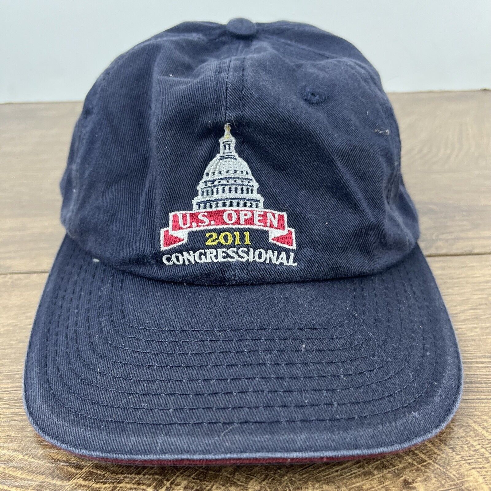 Other 2011 US Open Hat Congressional Hat Blue Adjustable Hat Blue Size ONE SIZE - 7 Thumbnail