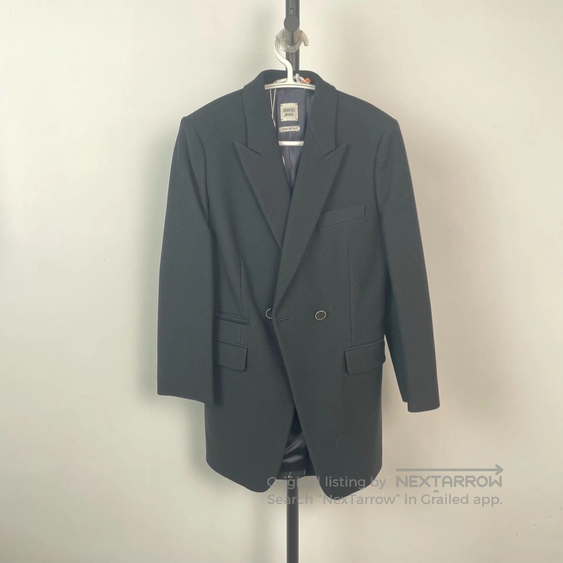 Hermes Hermes Black Coat Suit Jacket Size 36| Size XS / US 0-2 / IT 36-38 - 1 Thumbnail