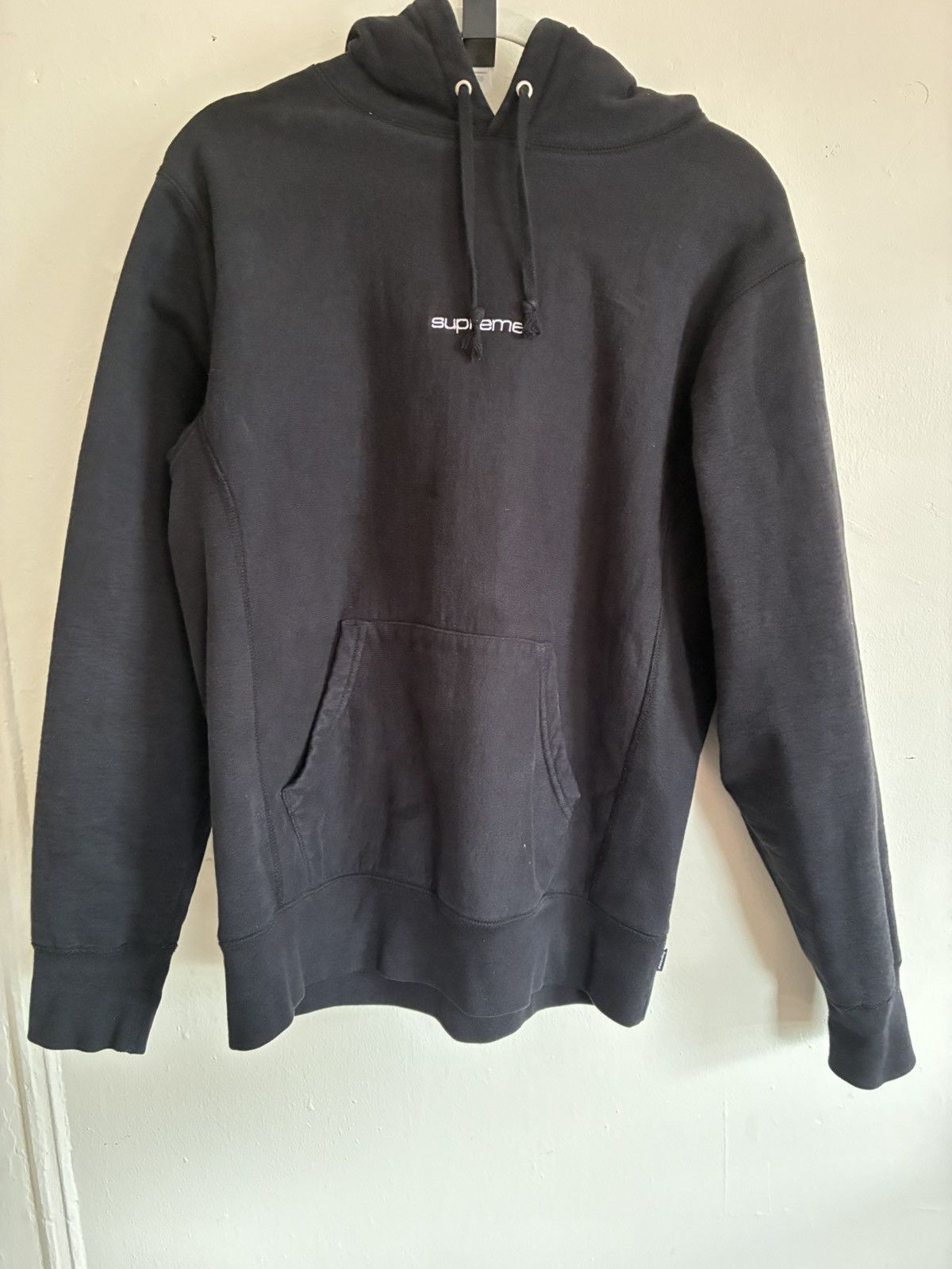 Supreme F/w17 Supreme Compact Logo Hooded Size US M / EU 48-50 / 2 - 2 Thumbnail
