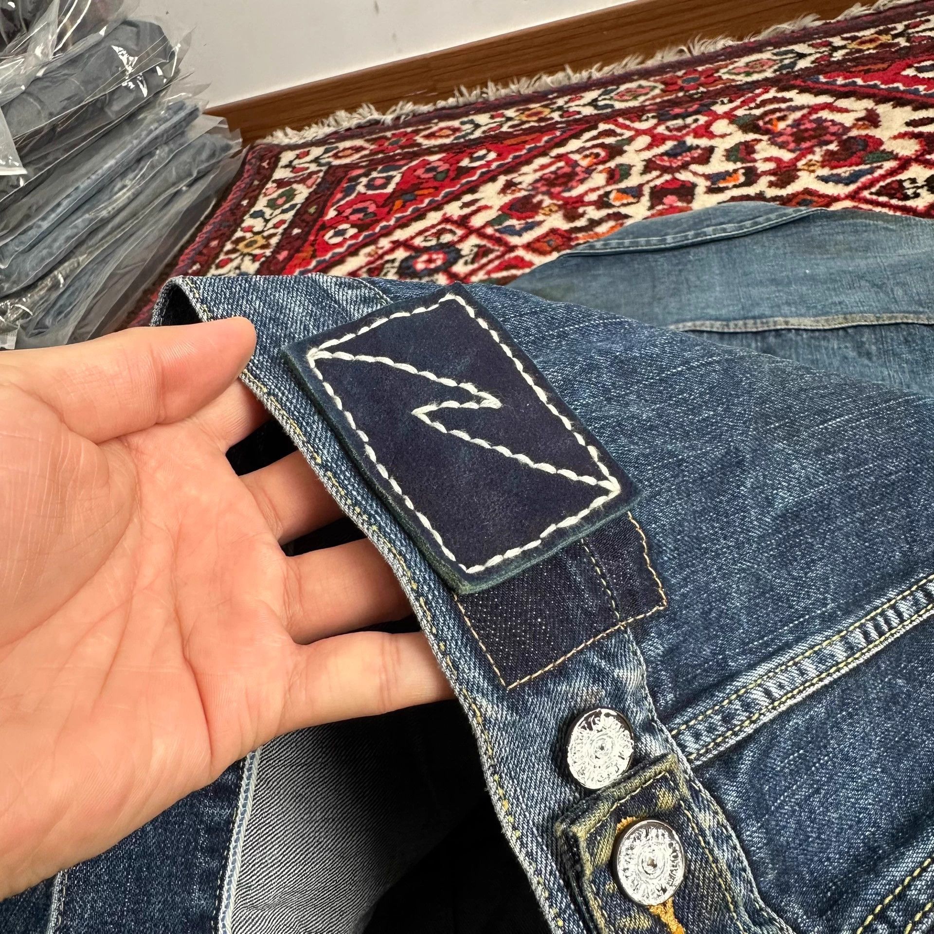 Visvim Visvim 19aw 1000dry Oil Stain Denim Jacket Size 4 Size US XL / EU 56 / 4 - 8 Thumbnail