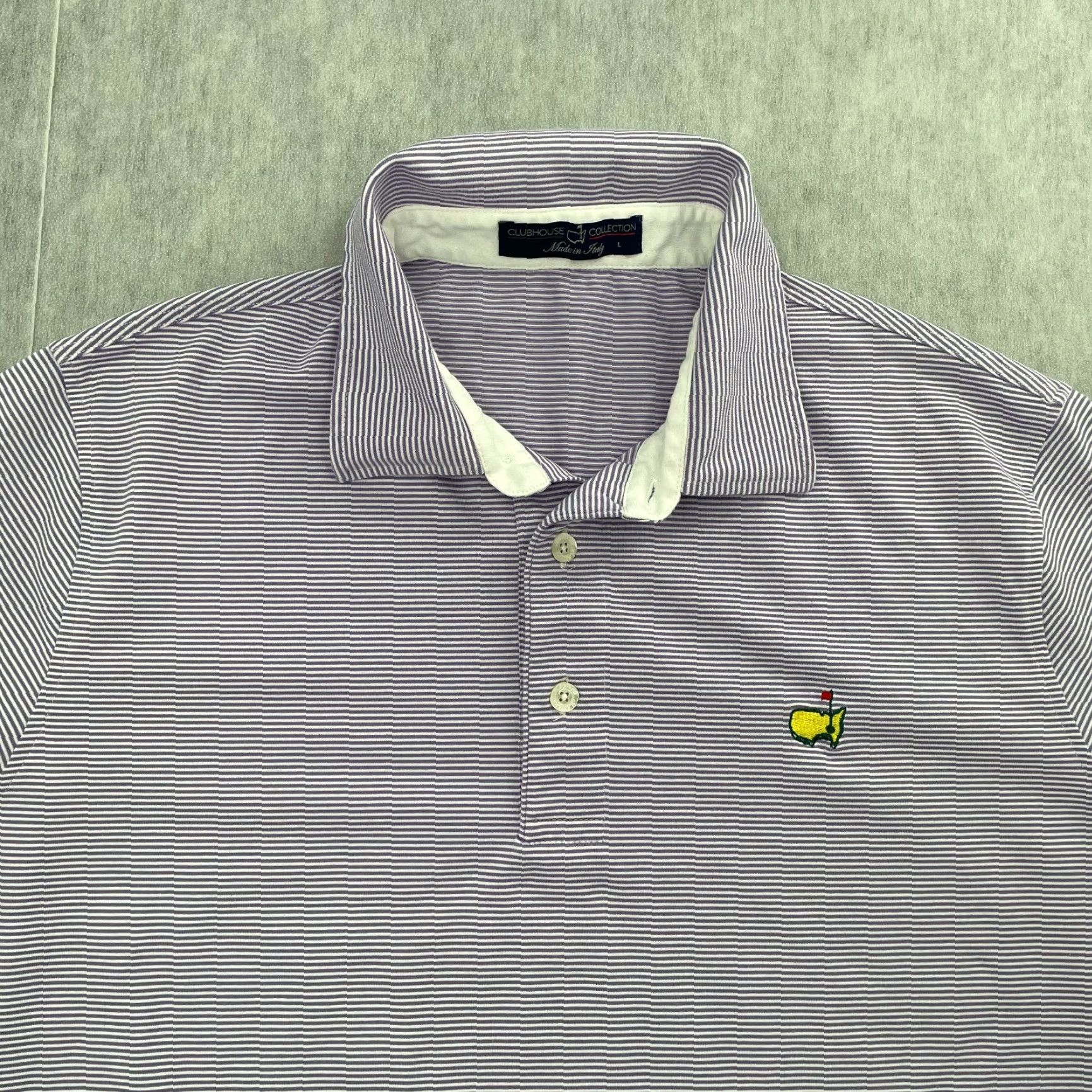 Vintage Masters Polo Shirt Adult Large Purple Polo Augusta Nationals Men Size US L / EU 52-54 / 3 - 3 Thumbnail