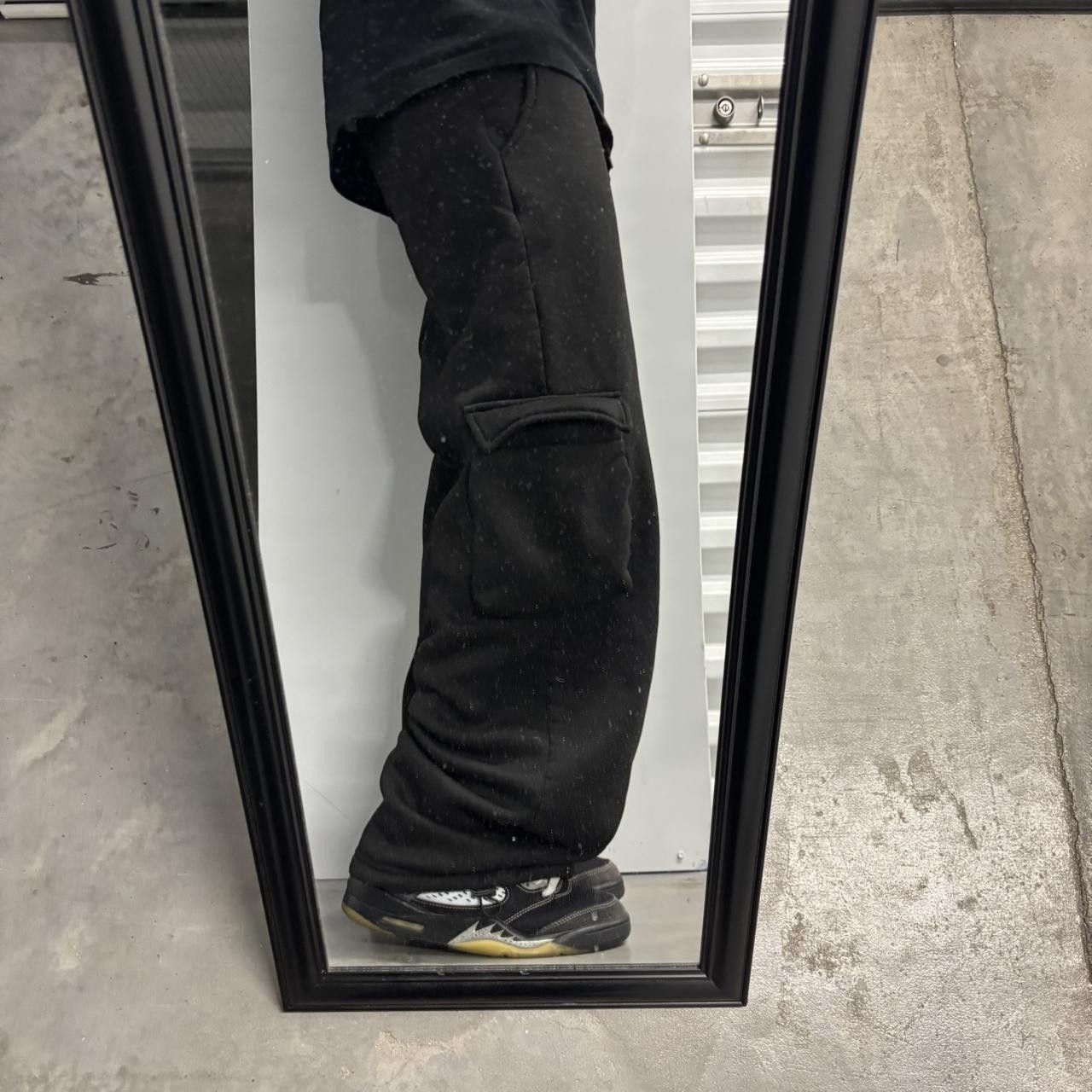 Vintage Crazy Vintage Y2K/2000s Baggy Black Streetwear Skater Cargo Sweatpants! Fits S Size US 28 / EU 44 - 1 Thumbnail