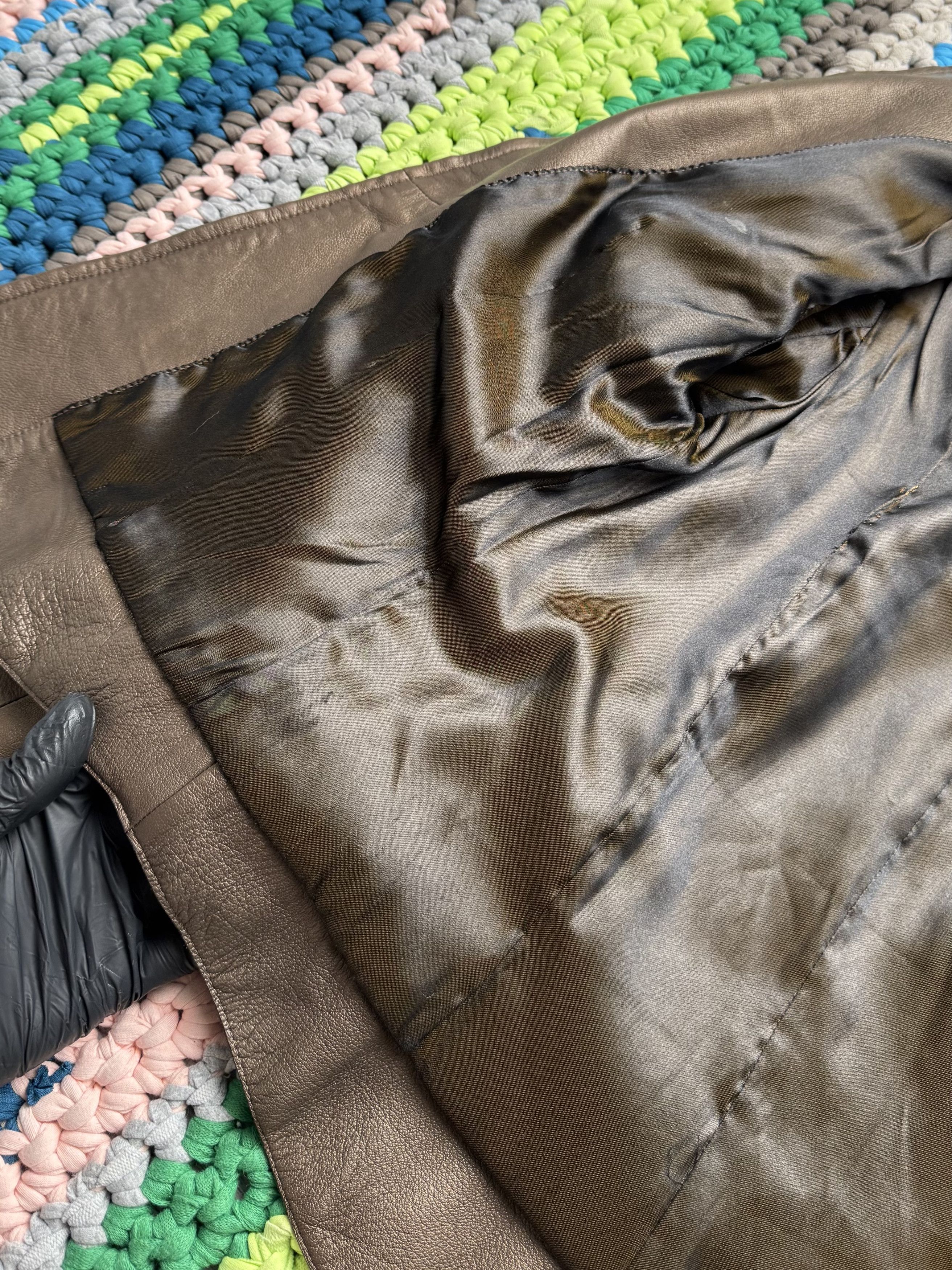 Japanese Brand 90's Cropped Leather Jacket With Real Fur (V2)(D15)(D10) Size S / US 4 / IT 40 - 14 Thumbnail