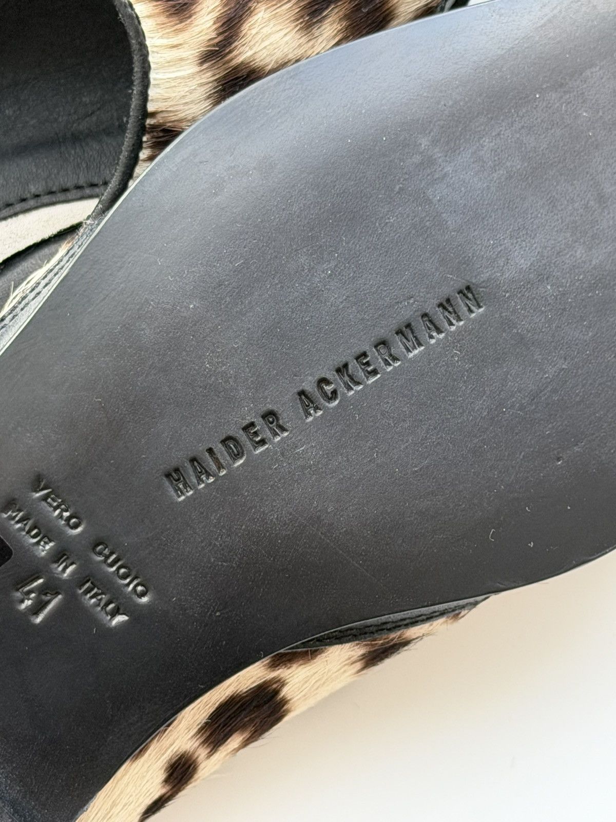 Haider Ackermann Haider Ackermann - Horsehair Leather Babouche SS16 Size US 7.5 / EU 40-41 - 8 Thumbnail
