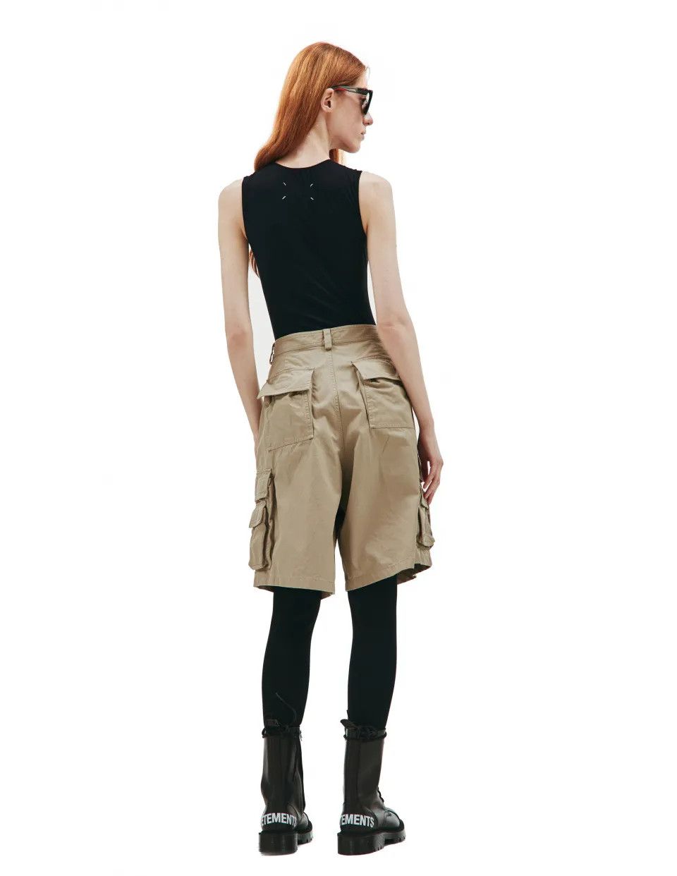 Balenciaga o1mt1gz0924 Cargo Shorts in Beige Size 32" / US 10 / IT 46 - 3 Thumbnail