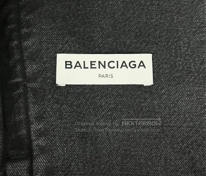 Balenciaga Balenciaga size 34 Black Water-Washed Distressed褶皱 Short C Size S / US 4 / IT 40 - 4 Thumbnail
