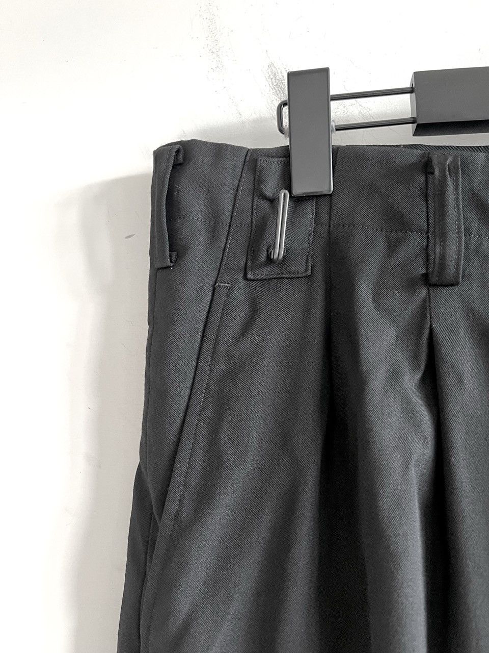 Yohji Yamamoto Yohji Yamamoto Pour Homme W/Gabardine Side Button 2Tuck Pant Size US 32 / EU 48 - 10 Thumbnail