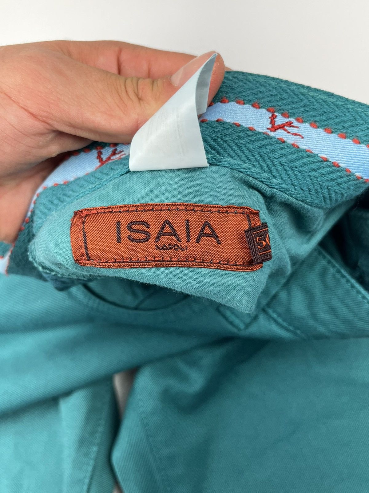 Isaia Isaia Napoli Straight Fit Jeans Pants Size US 34 / EU 50 - 6 Thumbnail