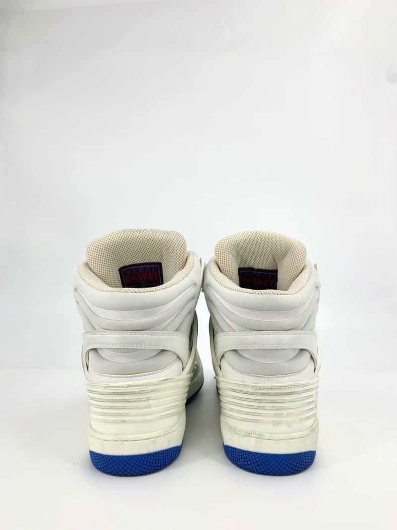 Gucci Gucci Basket Series Size 42 White High-top Basketball Shoes Size US 9 / EU 42 - 4 Thumbnail