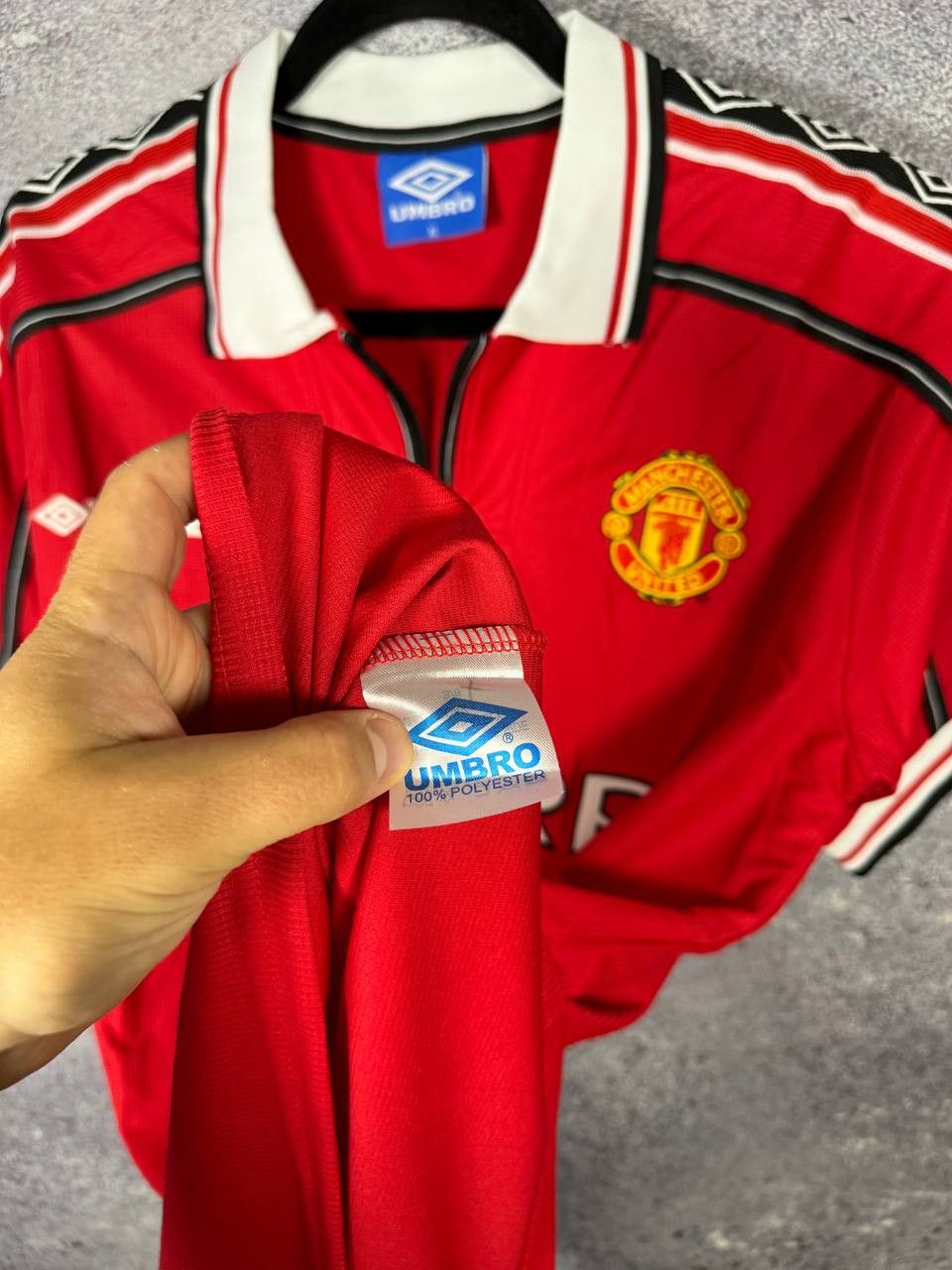 Other 90's Manchester United 1998 Fan Soccer Jersey Size US L / EU 52-54 / 3 - 10 Thumbnail