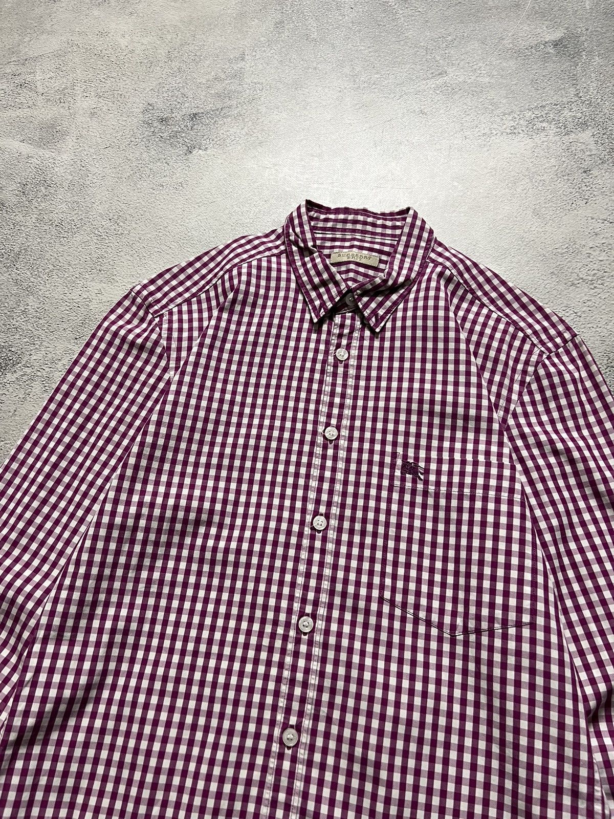 Burberry Vintage Burberry Brit Check Button Up Shirt 00’s Size US S / EU 44-46 / 1 - 7 Thumbnail