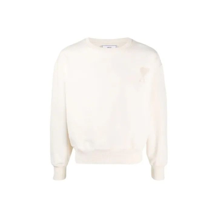 AMI AMIPARIS SS21 Casual Logo Embroidered Sweatshirt 0079 Size US M / EU 48-50 / 2 - 1 Thumbnail