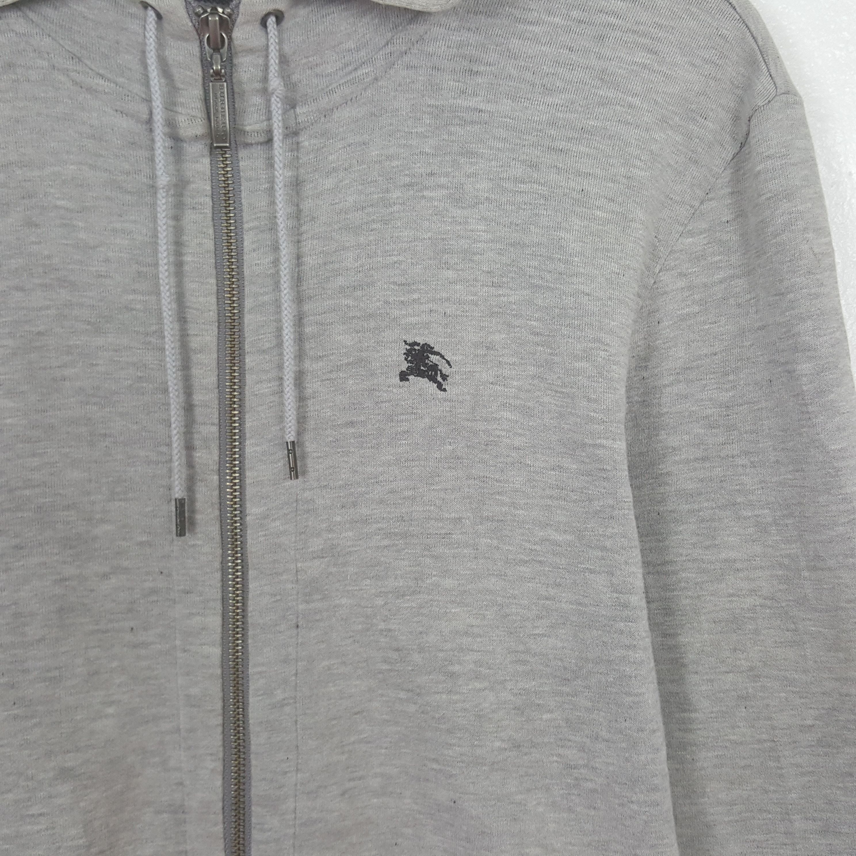 Burberry Burberry Black Label Custom Logo Zipper Jacket Hoodie Size US S / EU 44-46 / 1 - 4 Thumbnail