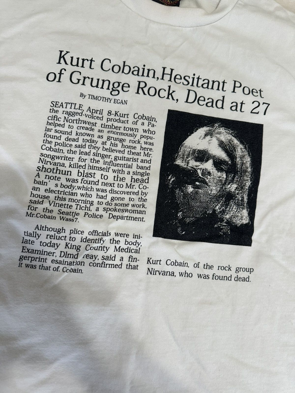 Vintage kurt cobain vintage shirt Size US M / EU 48-50 / 2 - 3 Thumbnail