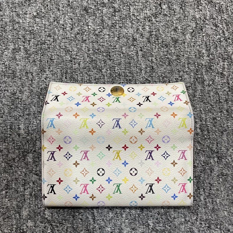 Louis Vuitton Louis Vuitton White classic logo Doudou wallet handbag Size ONE SIZE - 2 Thumbnail