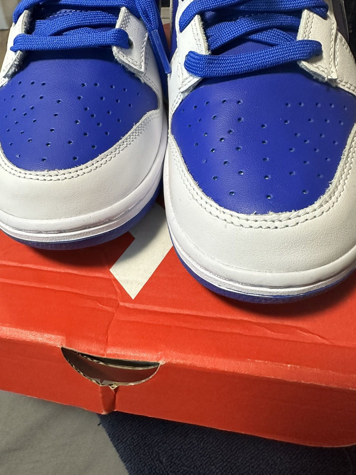 Nike Nike Dunk Low - Racer Blue White - 10.5 Size US 10.5 / EU 43-44 - 6 Thumbnail