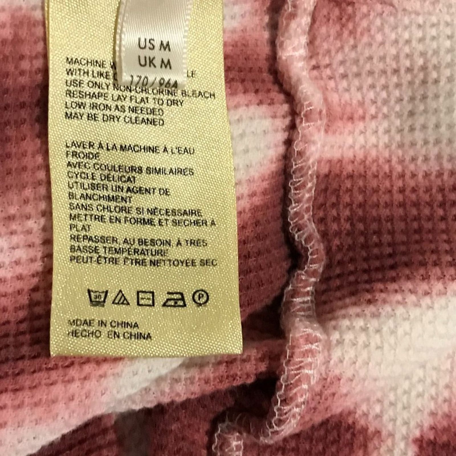 Anthropologie Anthropologie Pilcro Angie Mock Neck Tie Dye L/S Waffle Top Size M / US 6-8 / IT 42-44 - 9 Thumbnail