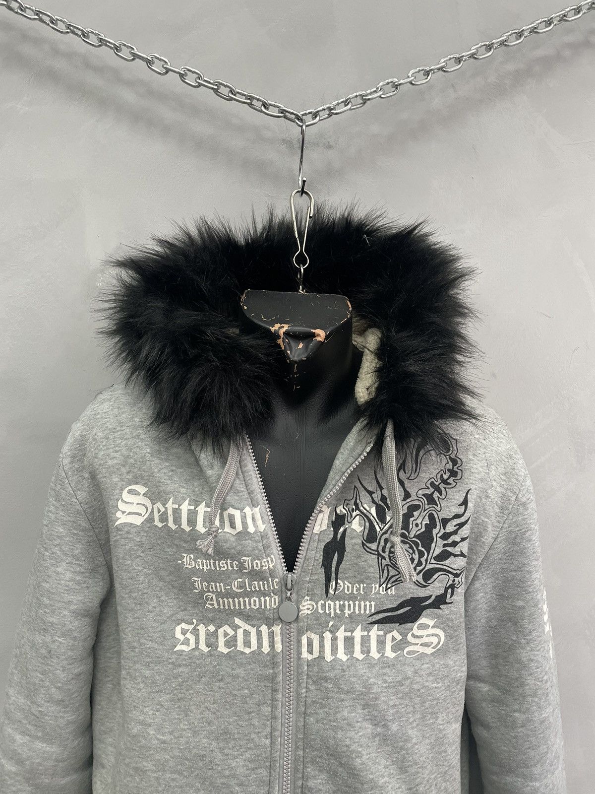 Seditionaries opium fur hood gothic If six was nine hoodie archive y2k Size US M / EU 48-50 / 2 - 2 Thumbnail