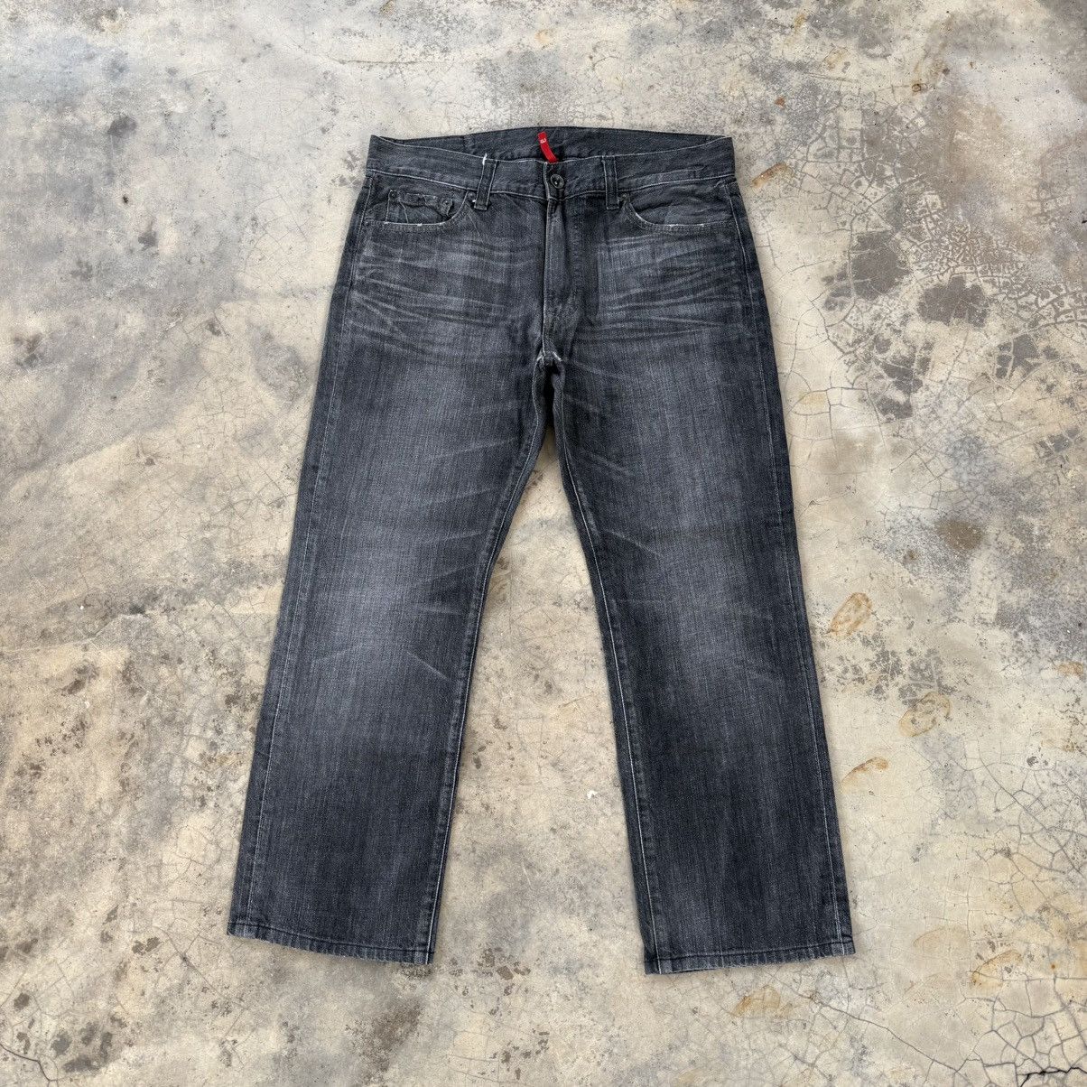 Japanese Brand Vintage japan S002 black jeans denim pants Size US 36 / EU 52 - 2 Thumbnail