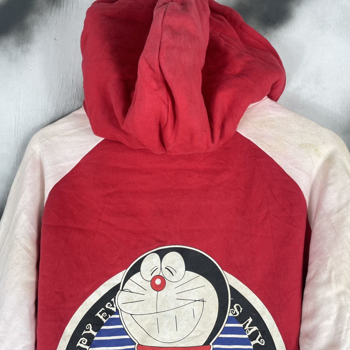 Anime Vintage Doraemon Zipper Hooded Size US L / EU 52-54 / 3 - 2 Thumbnail