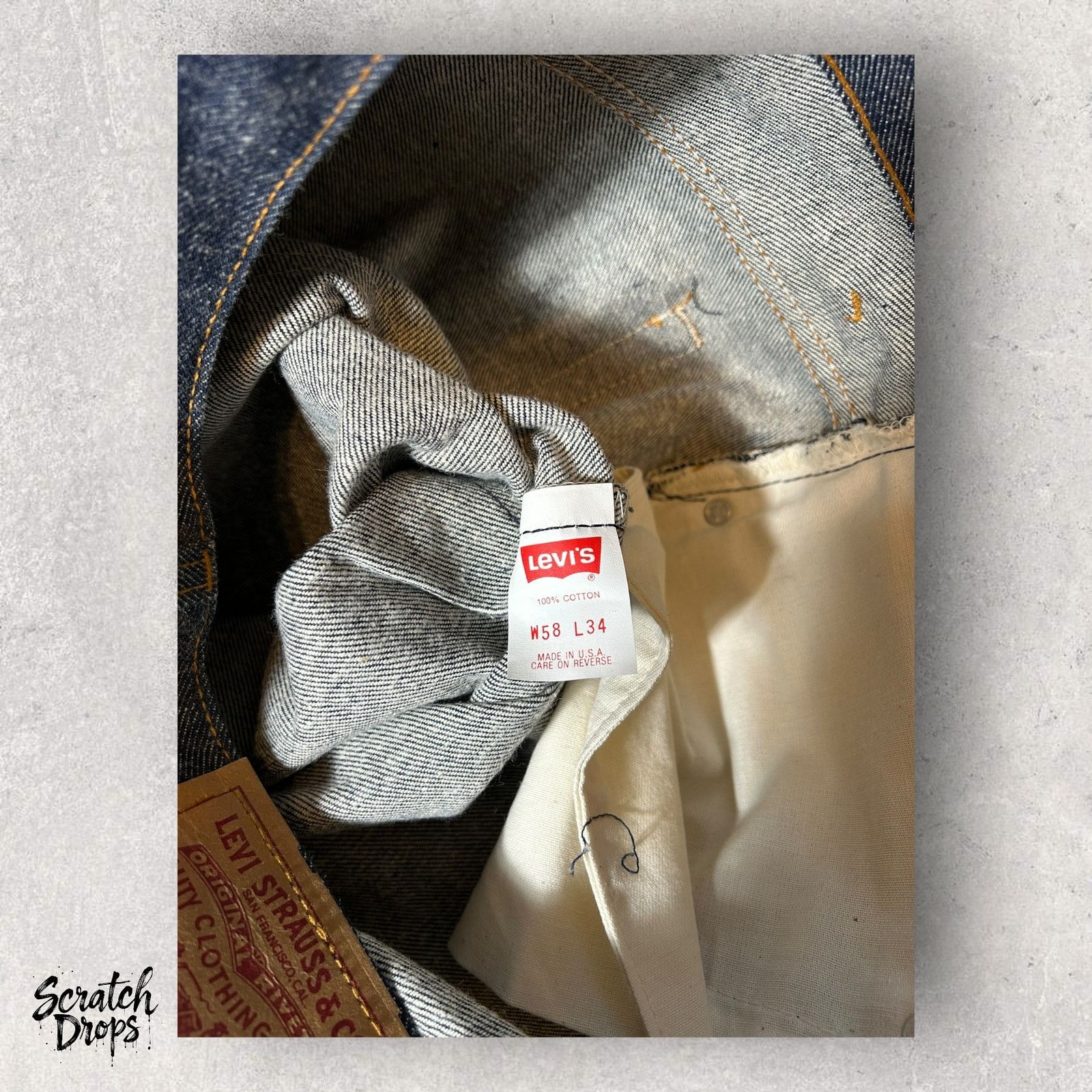 Levi's Vintage Levi’s 501xx Shrink-to-Fit Jeans USA W58 L34 NWT Size US 42 / EU 58 - 3 Thumbnail